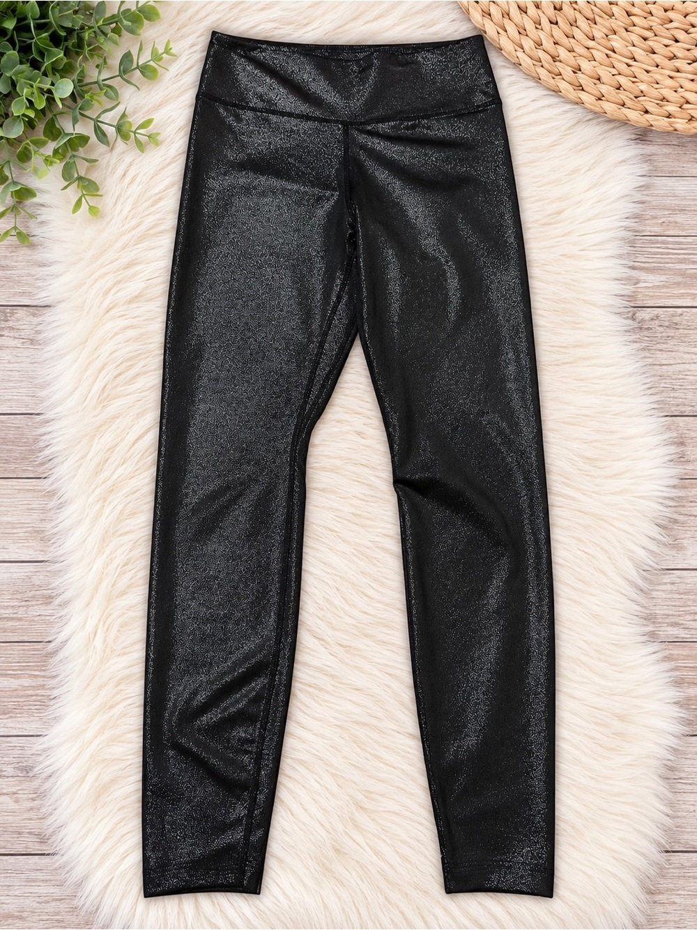 Nike Black Sparkle High-Rise Leggings